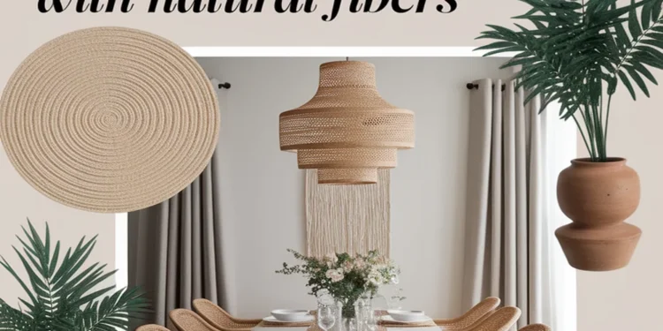 Achieve a Glamorous Dining Room Using Natural Fibers 1 Image for: Achieve a Glamorous Dining Room Using Natural Fibers