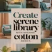Image for: Achieve a Serene Library Space Using Organic Cotton in a Minimalist Lifestyle?