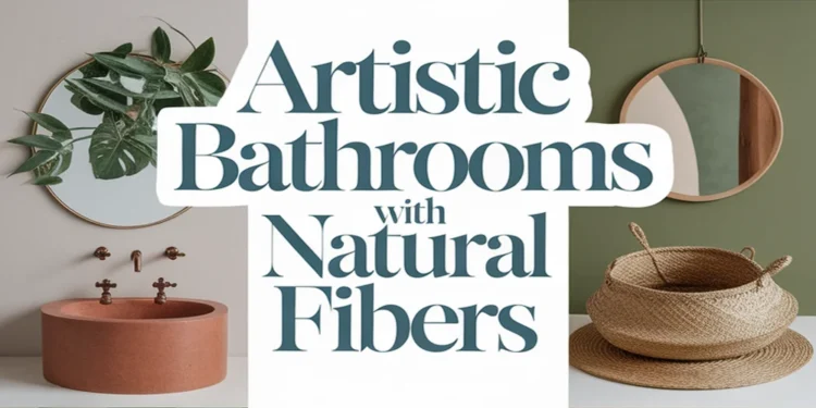 Image for: Create Artistic Bathroom Spaces Using Natural Fibers