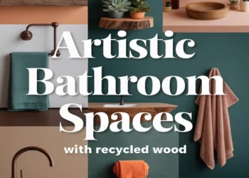 Image for: Create Artistic Bathroom Spaces Using Recycled Wood