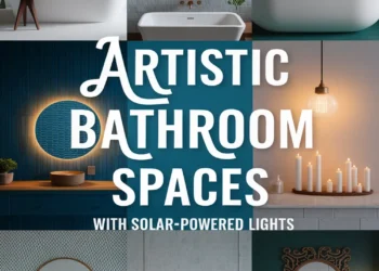 Image for: Create Artistic Bathroom Spaces Using Solar-Powered Lights