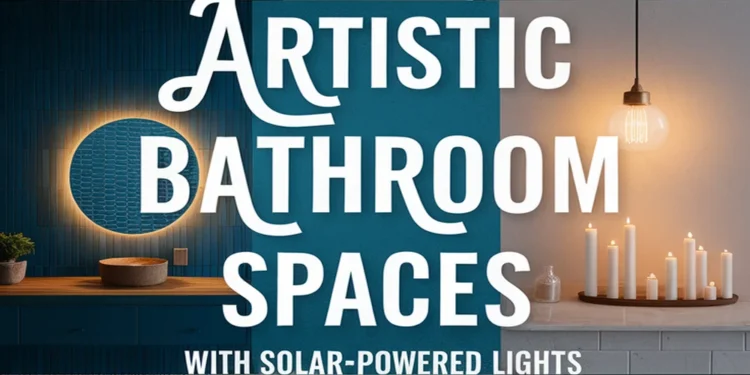 Create Artistic Bathroom Spaces Using Solar-Powered Lights 1 Image for: Create Artistic Bathroom Spaces Using Solar-Powered Lights