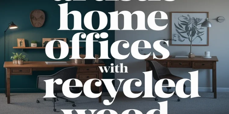 Create Artistic Home Office Spaces Using Recycled Wood 1 Image for: Create Artistic Home Office Spaces Using Recycled Wood