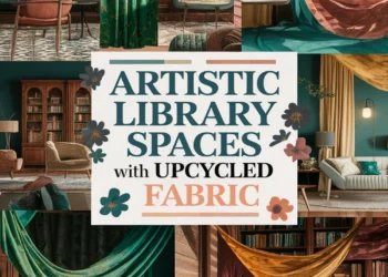 Image for: Create Artistic Library Spaces Using Upcycled Fabric