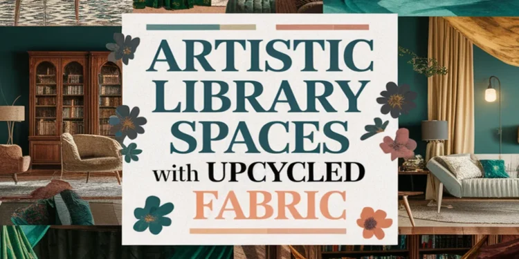 Image for: Create Artistic Library Spaces Using Upcycled Fabric