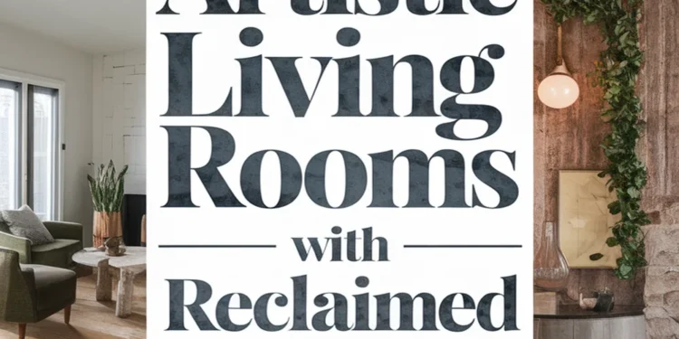 Create Artistic Living Room Spaces Using Reclaimed Materials 1 Image for: Create Artistic Living Room Spaces Using Reclaimed Materials