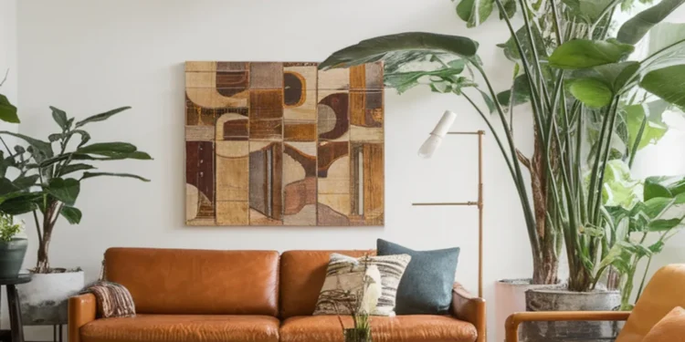 Image for: Create Artistic Living Room Spaces Using Recycled Wood