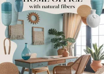Image for: Create a Coastal Living Home Office Using Natural Fibers