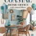 Image for: Create a Coastal Living Home Office Using Natural Fibers