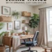 Image for: Create a Farmhouse Home Office Using Organic Cotton Decor