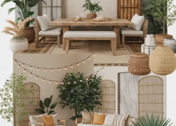 Image for: Create a Farmhouse Outdoor Patio Using Bamboo Accents