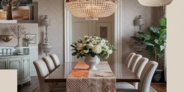 Image for: Create a Glamorous Dining Room Using Upcycled Fabric for Your Lifestyle