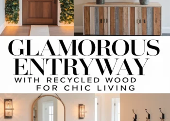 Image for: Create a Glamorous Entryway Using Recycled Wood for a Chic Lifestyle
