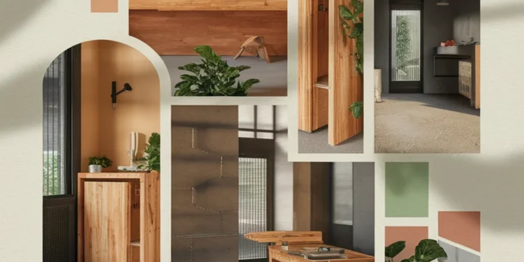 Image for: Create a Minimalist Garage Using Recycled Wood for a Sustainable Lifestyle