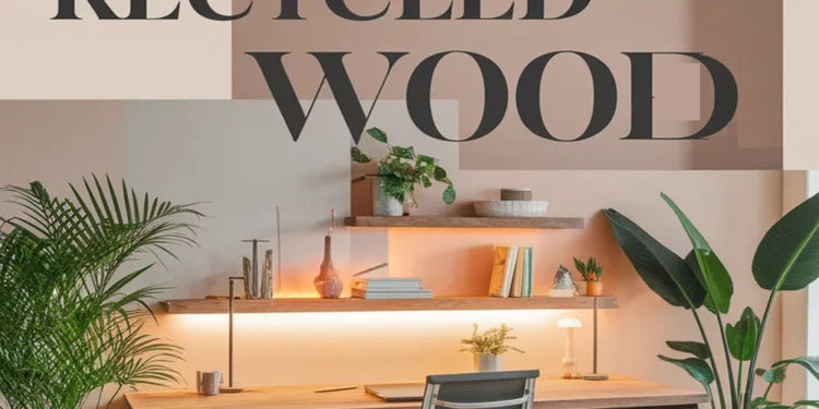 Image for: Create a Minimalist Home Office Using Recycled Wood