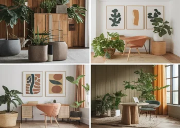 Image for: Creating Artistic Home Office Spaces Using Organic Cotton Decor