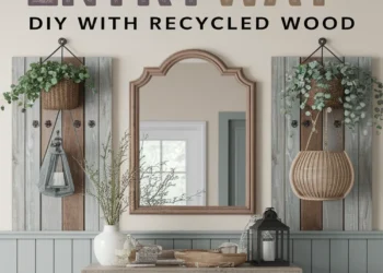 Image for: DIY Guide to Farmhouse Living in Your Entryway Using Recycled Wood
