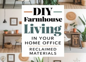 Image for: DIY Guide to Farmhouse Living in Your Home Office Using Reclaimed Materials