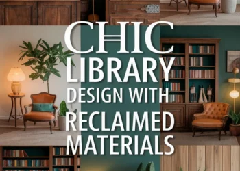 Image for: Designing a Chic Library Using Reclaimed Materials for a Glamorous Lifestyle