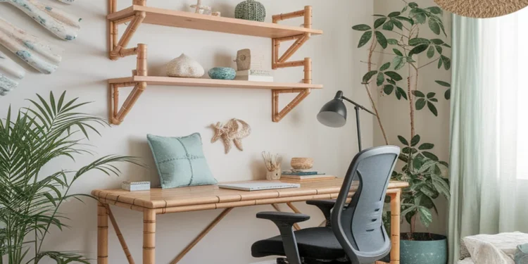 Embrace Coastal Living in Your Home Office Using Bamboo 1 Image for: Embrace Coastal Living in Your Home Office Using Bamboo