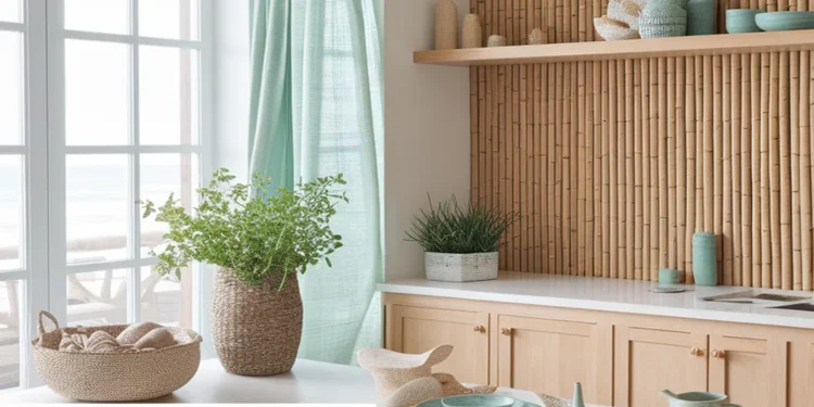 Image for: Embrace Coastal Living in Your Kitchen Using Bamboo: 7 Ways