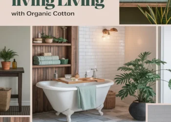 Image for: Embrace Farmhouse Living in Your Bathroom Using Organic Cotton