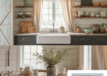 Image for: Embrace Farmhouse Living in Your Kitchen Using Reclaimed Materials