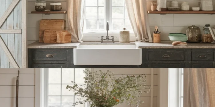 Image for: Embrace Farmhouse Living in Your Kitchen Using Reclaimed Materials