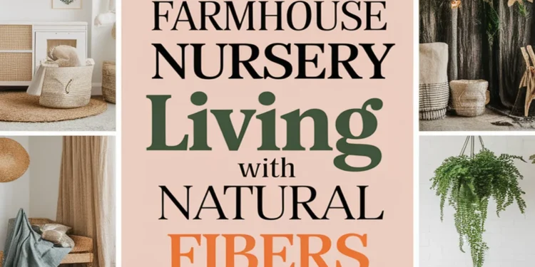 Image for: Embrace Farmhouse Living in Your Nursery Using Natural Fibers