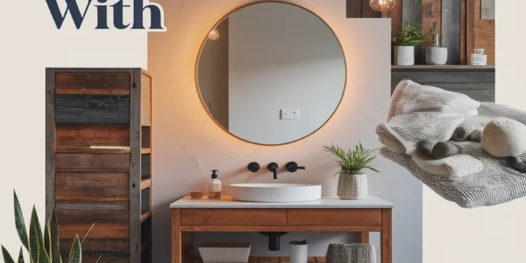 Image for: Embrace a Minimalist Lifestyle in Your Bathroom Using Reclaimed Materials