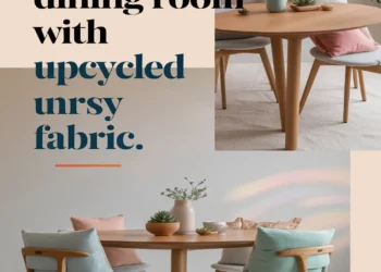 Image for: Embrace a Minimalist Lifestyle in Your Dining Room Using Upcycled Fabric