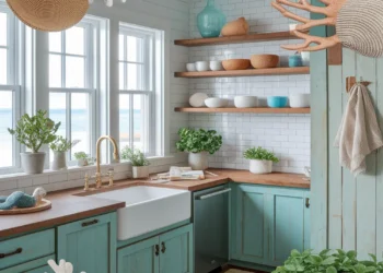 Image for: Embracing Coastal Living in Your Kitchen Using Recycled Wood
