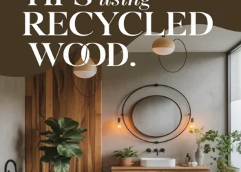 Image for: Essential Tips for a Minimalist Bathroom Lifestyle Using Recycled Wood