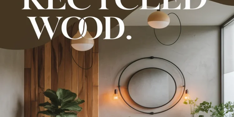 Image for: Essential Tips for a Minimalist Bathroom Lifestyle Using Recycled Wood