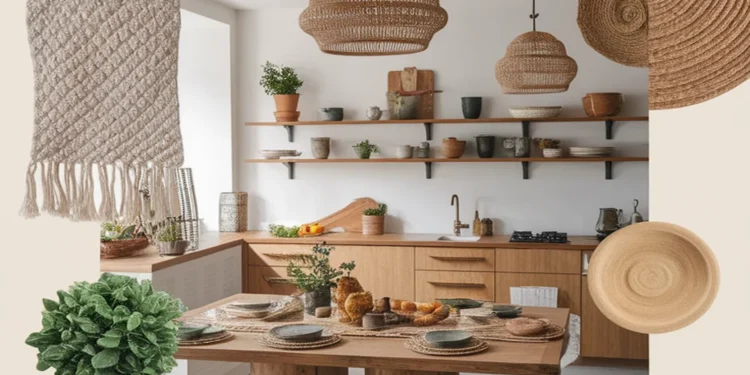Image for: Inspiring Ideas for an Urban Living Kitchen Using Natural Fibers