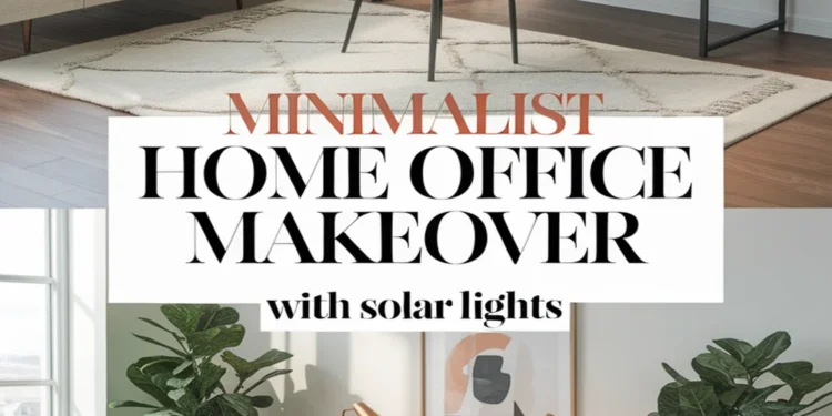 Image for: Minimalist Home Office Makeover Using Solar-Powered Lights for a Simple Lifestyle