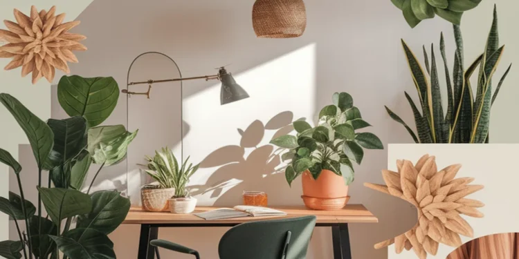 Image for: Minimalist Lifestyle in a Home Office Using Organic Cotton