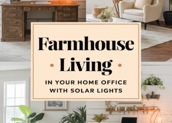 Image for: Step-by-Step Guide to Farmhouse Living in Your Home Office Using Solar-Powered Lights