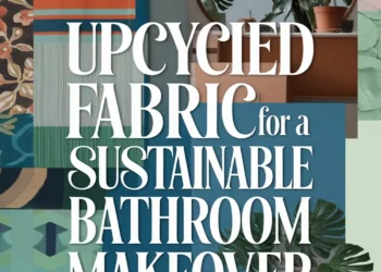 Image for: Sustainable Bathroom Makeover Using Upcycled Fabric in Urban Living