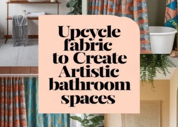 Image for: Transform Your Bathroom Into Artistic Spaces Using Upcycled Fabric