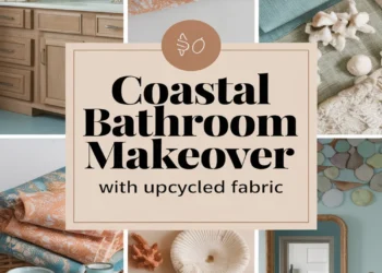 Image for: Transform Your Bathroom for Coastal Living Using Upcycled Fabric