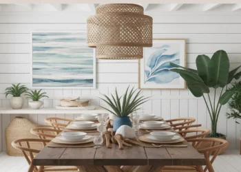 Image for: Transform Your Dining Room for Coastal Living Using Reclaimed Materials
