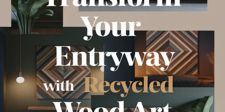 Image for: Transform Your Entryway With Artistic Spaces Using Recycled Wood