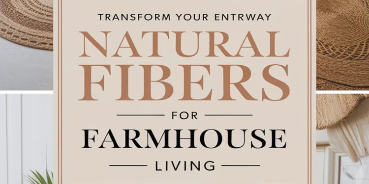 Image for: Transform Your Entryway for Farmhouse Living Using Natural Fibers