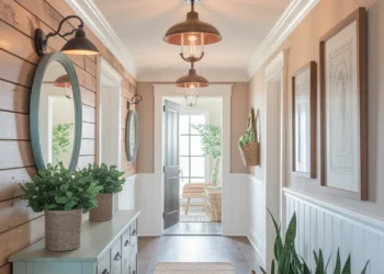 Image for: Transform Your Hallway for Farmhouse Living Using Recycled Wood