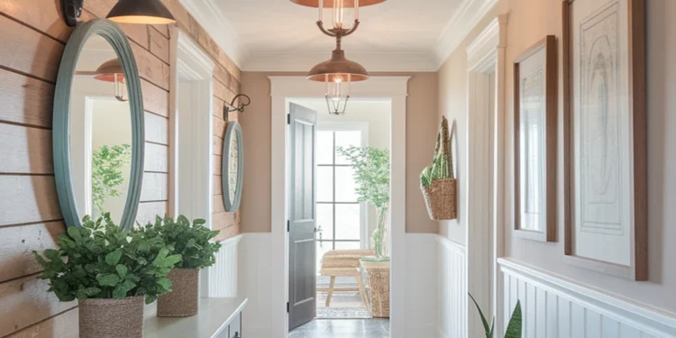 Image for: Transform Your Hallway for Farmhouse Living Using Recycled Wood