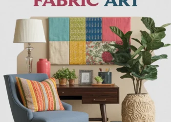 Image for: Transform Your Home Office With Artistic Spaces Using Upcycled Fabric