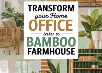 Image for: Transform Your Home Office for Farmhouse Living Using Bamboo