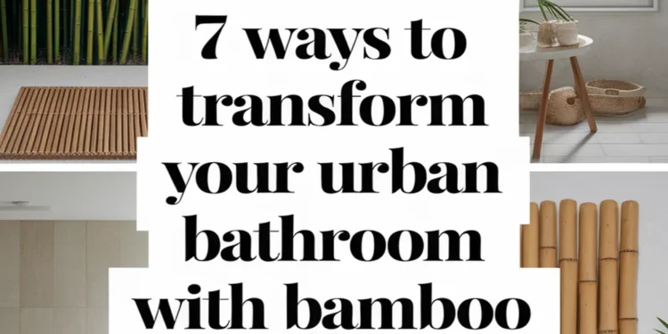 Image for: Transform Your Urban Bathroom Using Bamboo: 7 Ways