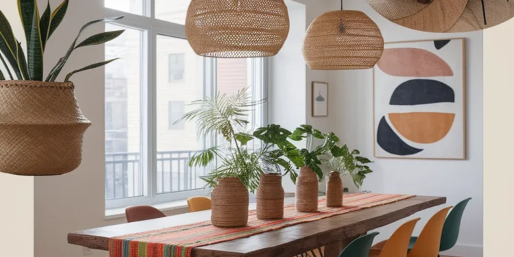 Image for: Transform Your Urban Dining Room Using Natural Fibers